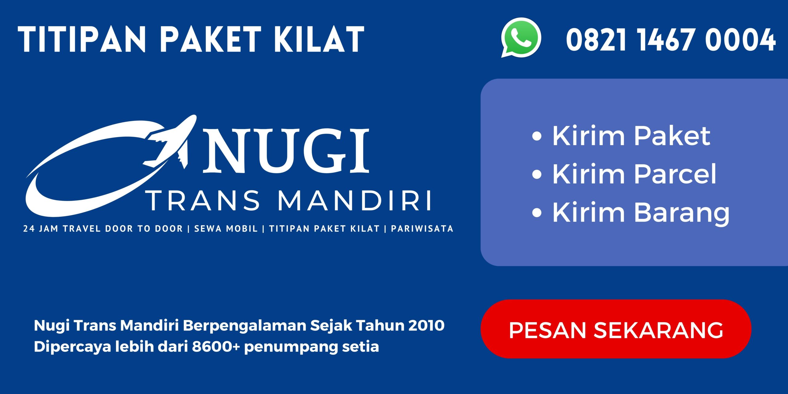 Titipan Paket Kilat - Banner Nugi Trans Mandiri