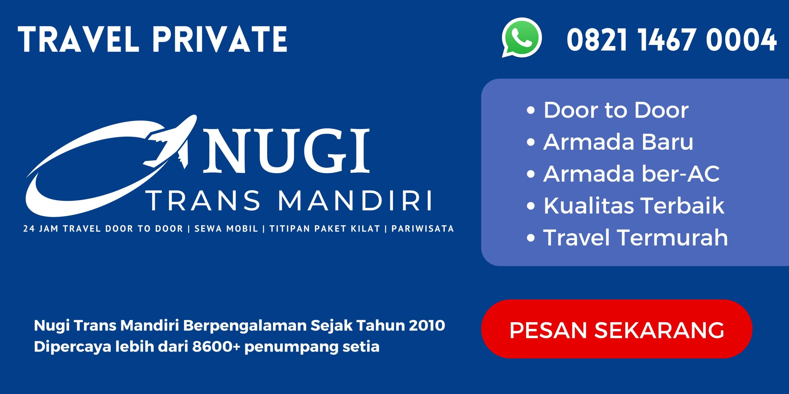 Travel Private - Banner Nugi Trans Mandiri